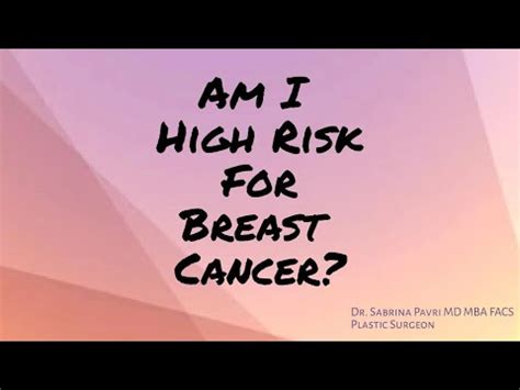 Am I at high risk for cancer?