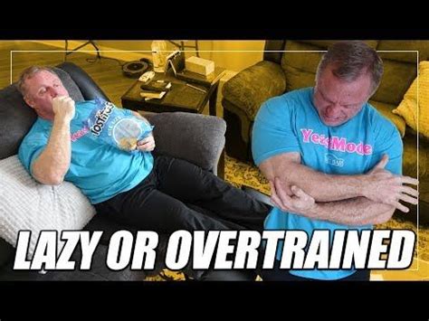 Am I overtrained or lazy?