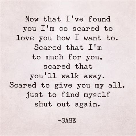 Am I scared of falling in love?