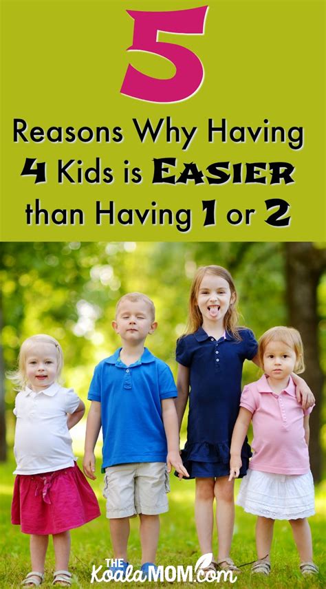 Are 4 kids easier than 3?