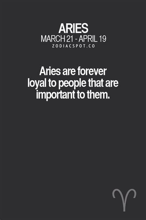 Are Aries loyal?