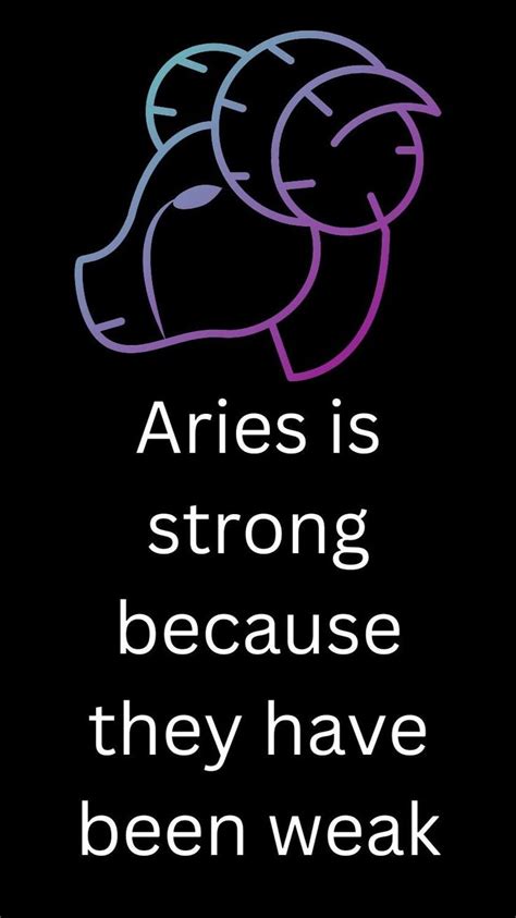 Are Aries strong or weak?