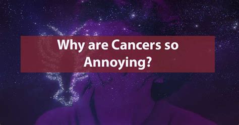 Are Cancers unromantic?