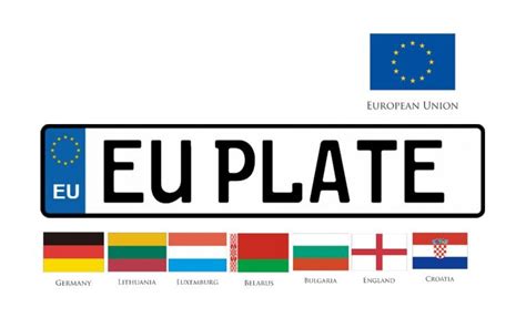 Are European plates legal in US?