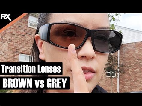 Are GREY or brown transition lenses better?