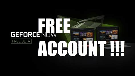 Are GeForce accounts free?