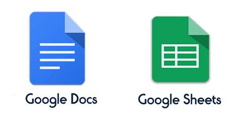 Are Google Docs and Google Sheets the same?