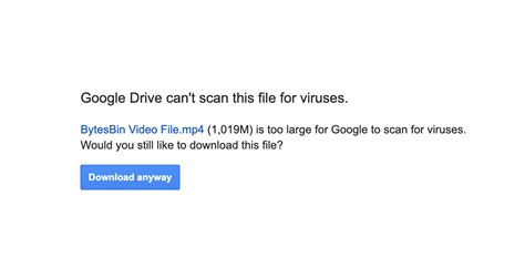 Are Google Drive files scanned?