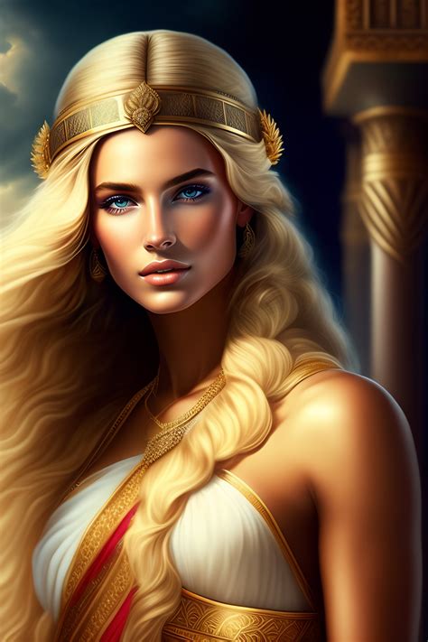 Are Greek gods blonde?