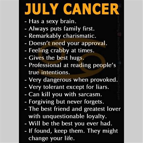 Are July Cancers attractive?
