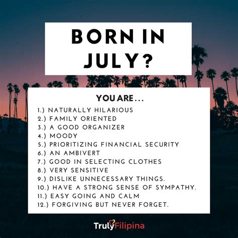 Are July born successful?