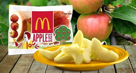 Are McDonald's apples real?
