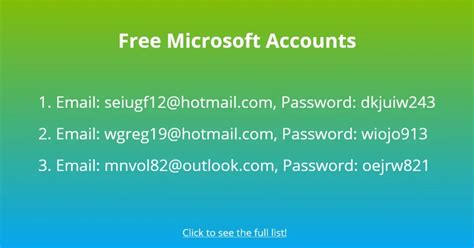 Are Microsoft accounts free?