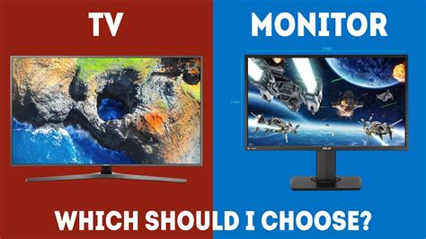 Are TVs better than monitors?