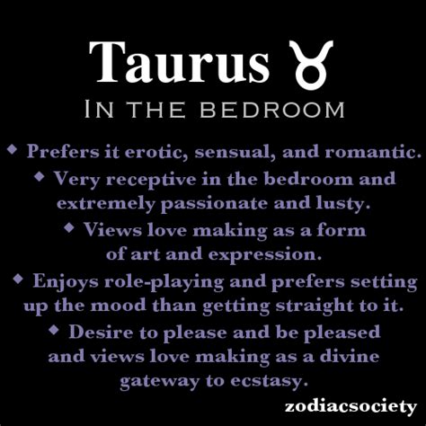 Are Taurus good in bed?