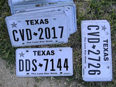 Are Texas license plates aluminum?