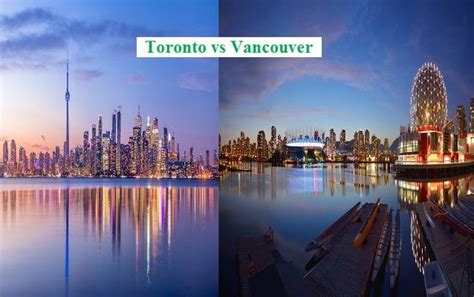 Are Vancouver and Toronto similar?