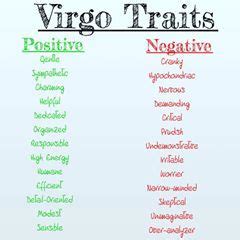 Are Virgo positive or negative?