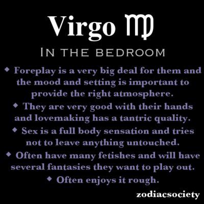 Are Virgos adventurous in bed?