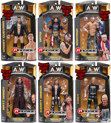 Are WWE and AEW figures the same size?