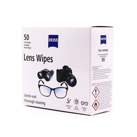 Are ZEISS wipes alcohol wipes?