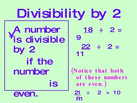 Are all numbers divisible by 2?