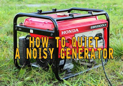 Are all power generators noisy?