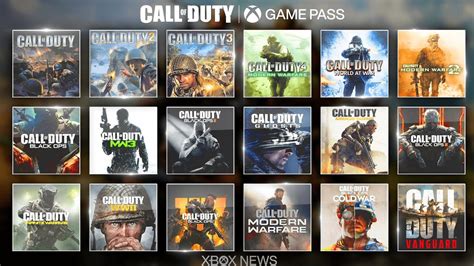 Are any CoD games on Game Pass?
