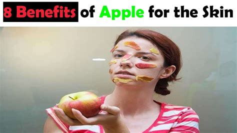 Are apples good for your face?