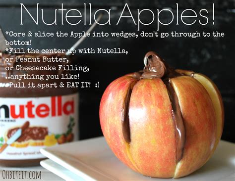 Are apples good with Nutella?