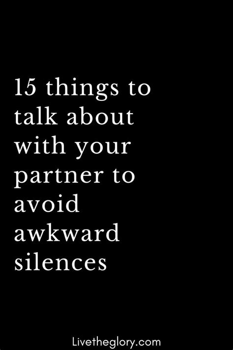 Are awkward silences normal in a relationship?