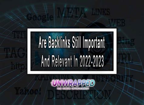 Are backlinks still important 2023?