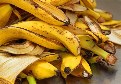 Are banana peels clean?