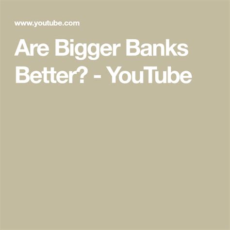 Are bigger banks safer?