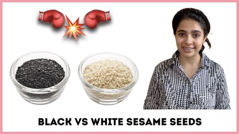 Are black sesame seeds better than white?