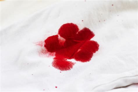 Are blood stains harmful?