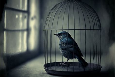 Are caged birds depressed?