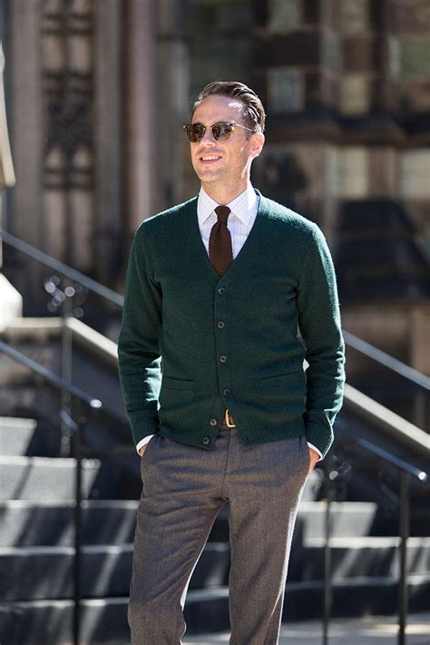 Are cardigans business casual for men?