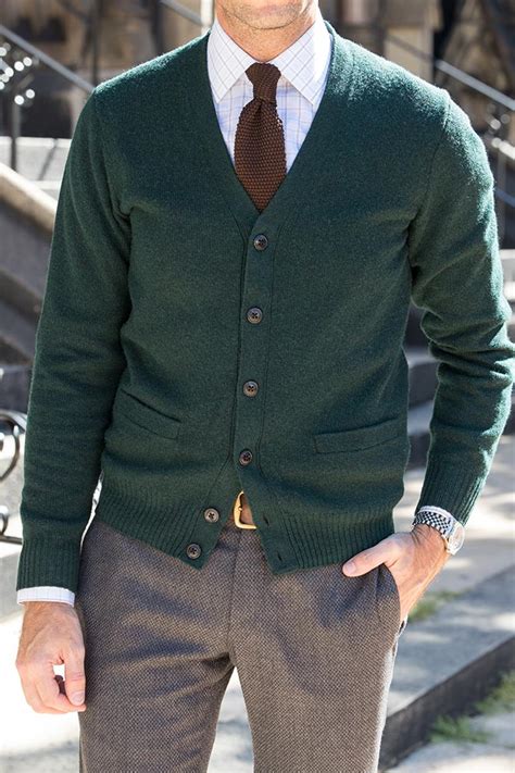 Are cardigans business casual men?