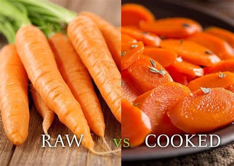 Are carrots better raw or steamed?