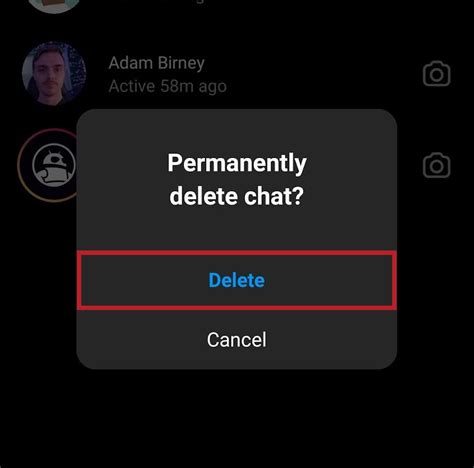 Are chats permanently deleted on Instagram?
