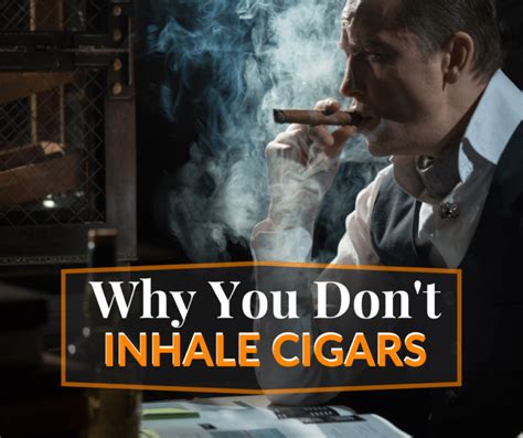 Are cigars OK if you don't inhale?