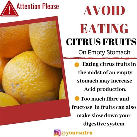 Are citrus fruits bad for stomach?