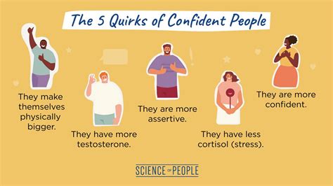 Are confident people calm?