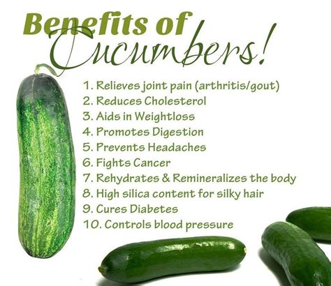 Are cucumbers good for you?