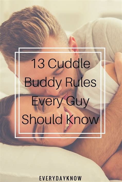Are cuddle buddies a thing?