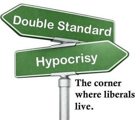 Are double standards hypocrisy?