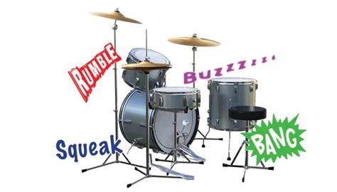 Are drums noisy?