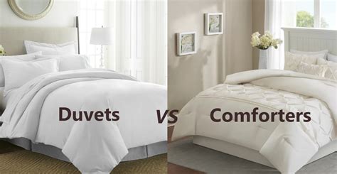 Are duvets hotter than comforters?