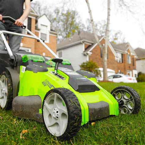Are electric lawn mowers good for large lawns?